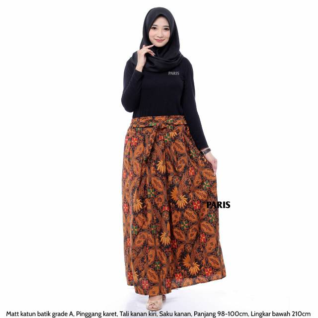 Rok batik sogan fashion wanita rok batik modern batik unggul jaya | Shopee  Indonesia