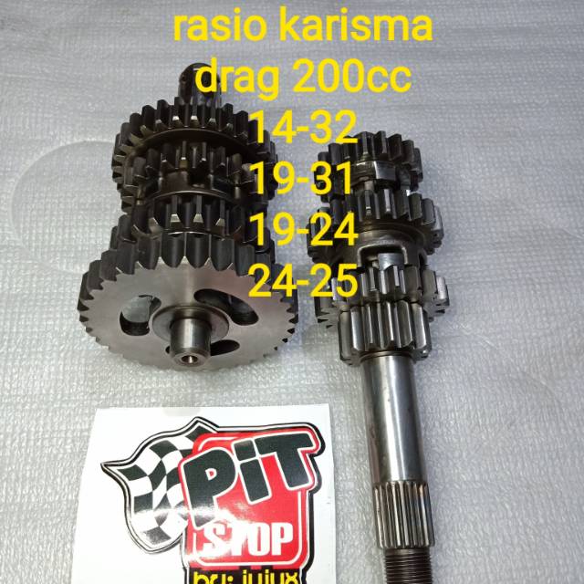 Honda karisma drag modification racing rules require a record run be backed. Rasio Racing Karisma Suprax125 Drag Roadrace Gtx Shopee Indonesia