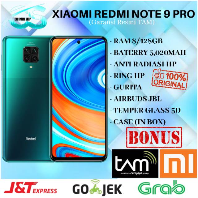 Harga xiaomi redmi note 9 pro 8/128 gb nfc handphone second bekas. Xiaomi Redmi Note 9 Pro 8/128 6/64 Ram 8GB Rom 128GB