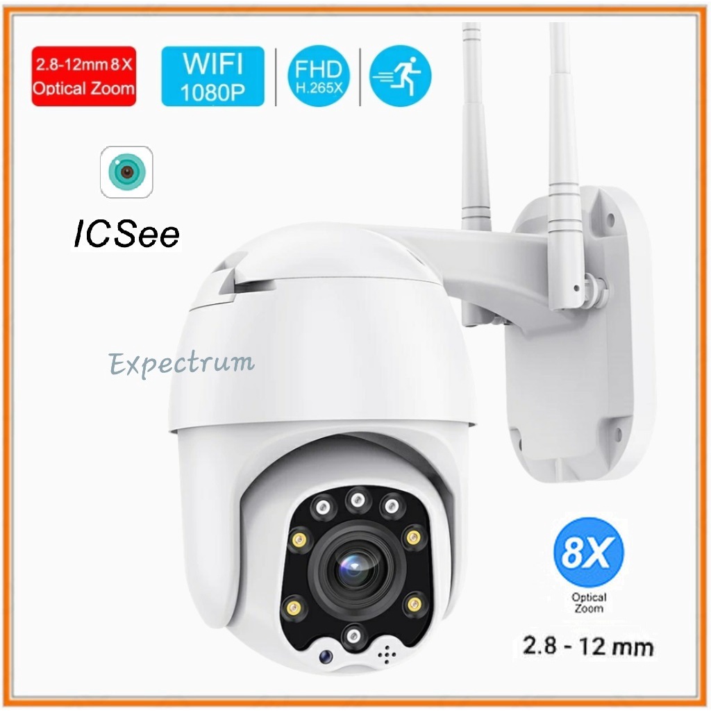 Ipcam outdoor care cam 2mp x 2 lens. Jual Ipcam Ip Camera Outdoor Icsee 1080p Ptz Speed Dome Wireless Pan Tilt 8x Zoom Ir H265x Indonesia Shopee Indonesia