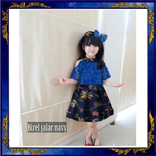 √45+ model busana dress batik kombinasi brokat terbaru 2022. Jual Baju Anak Kekinian Arya Dress Brukat Anak Sekolah Dress Bahan Batik Kombinasi Brokat Anak Usia 5 6th Indonesia Shopee Indonesia