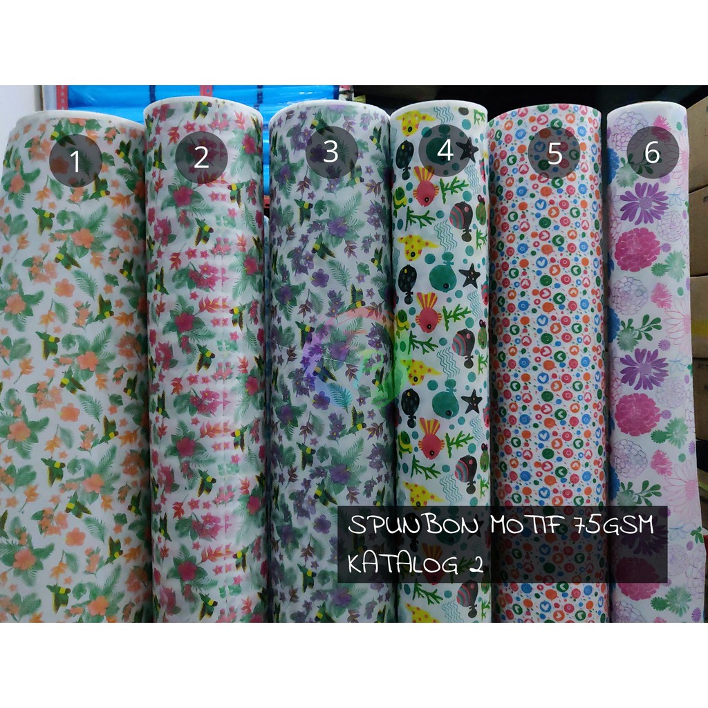 Loh ini toko kain spundbond atau tempat bikin spunbond? Kain Spunbond Motif 75gsm Katalog 2 Shopee Indonesia