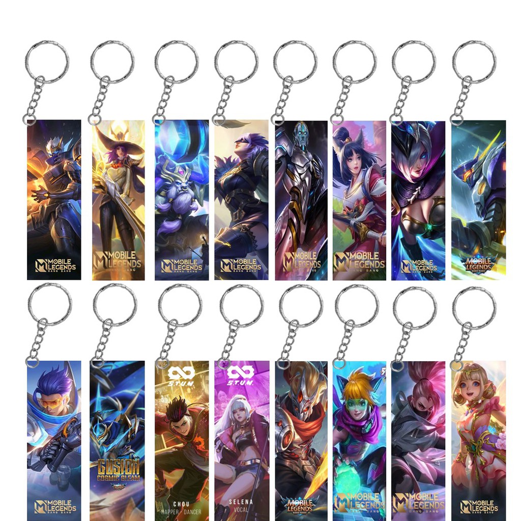 Gantungan Kunci Mobile Legend Key Chain ML Skin | Shopee Indonesia