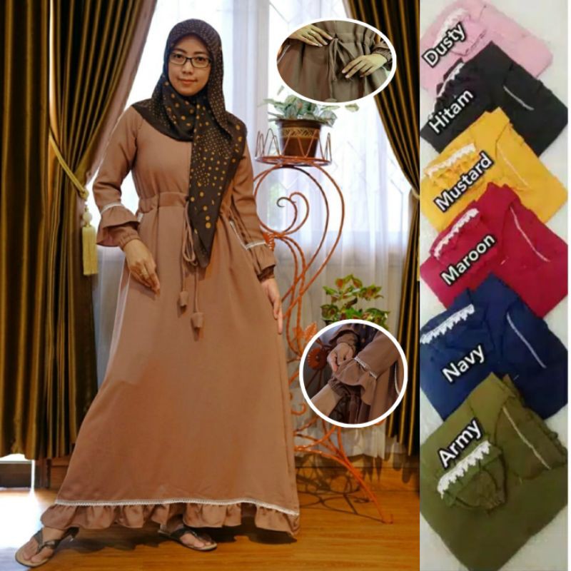 Jual GAMIS NIRMALA BUSUI+TALI SERUT TENGAH Indonesia|Shopee Indonesia