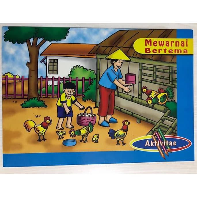 Jual Buku Mewarnai Bertema Aktivitas Indonesia|Shopee Indonesia 684_X_684_jpg