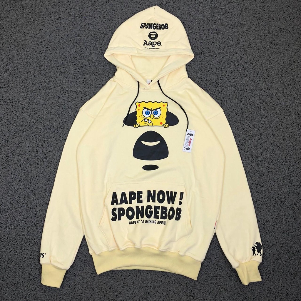 Cari harga dan promo terbaik untuk aape hoodie one piece diantara 172 produk. Jual Hoodie Aape X Spongebob Cream Authentic Premium Jaket Indonesia Shopee Indonesia