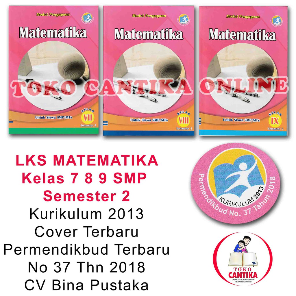 Kunci jawaban lks pkn kelas 8 semester 2 kurikulum 2013 latihan soal pat . Buku Lks Kelas 7 8 9 Smp Matematika Semester 2 Permendikbud Terbaru Kurikulum 2013 Cover Baru Shopee Indonesia