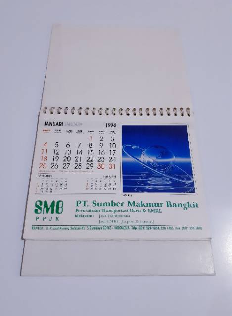 Tahun 1998 Koleksi Kalender Meja Jadul | Shopee Indonesia