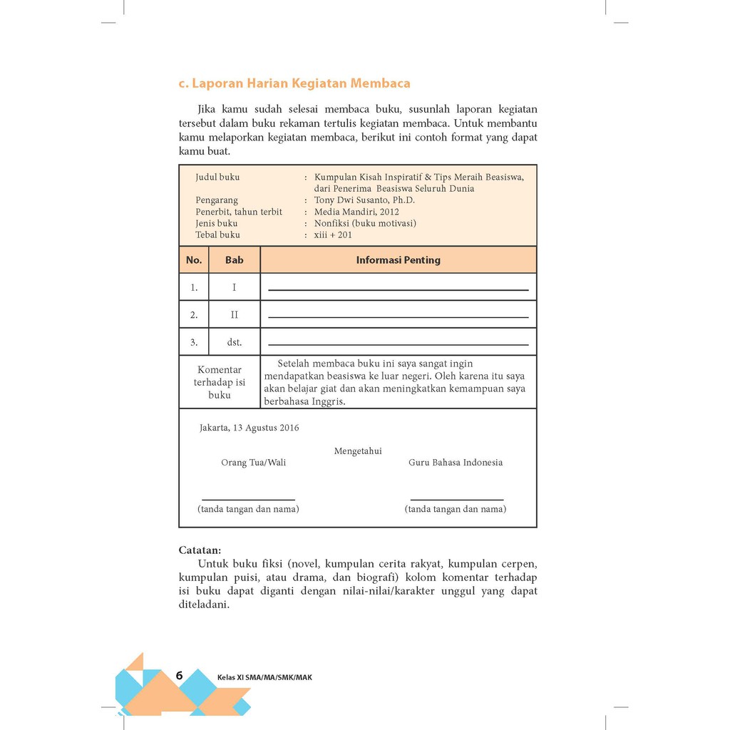Panjangnya sekitar 5000 kata, memiliki satu . Contoh Laporan Buku Non Fiksi Seputar Laporan