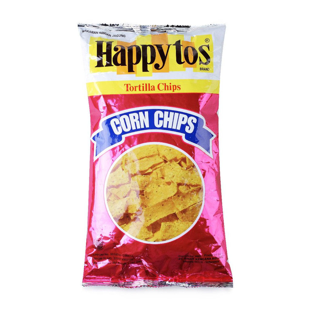 HAPPYTOS TORTILLA CHIPS CORN MERAH 160 GRAM / HAPPY TOS SNACK JAGUNG / CHIKI  TORTILLA CHIPS | Shopee Indonesia