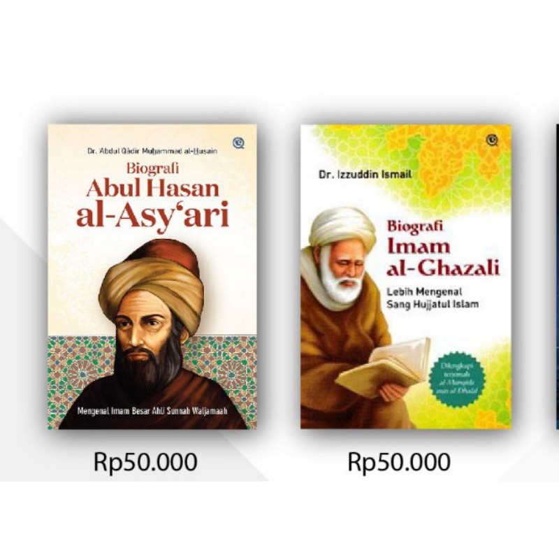 Paket Biografi Tokoh (Abul Hasan Al-Asy&rsquo;ari &amp; Imam Al-Ghazali) | Shopee  Indonesia