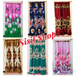 *informasi harga dan gambar berasal dari marketplace sumber (tokopedia . Gorden pintu dan jendela rumbai bahan katun hordeng motif
