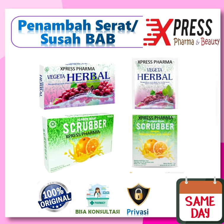 Beli vegeta herbal 1 sacet untuk sembelit dan susah bab ori harga grosir terbaru di shopee. Jual Xpress Vegeta Herbal Vegeta Scrubber Scruber Orange Obat Diare Indonesia Shopee Indonesia