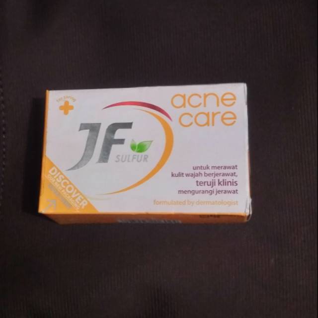 Sabun jf sulfur acne skin care diproduksi oleh pt galenium pharmasia laboratories yang sudah berdiri sejak tahun 1980. Jual Sabun Jf Sulfur Acne Care 90gr Indonesia Shopee Indonesia