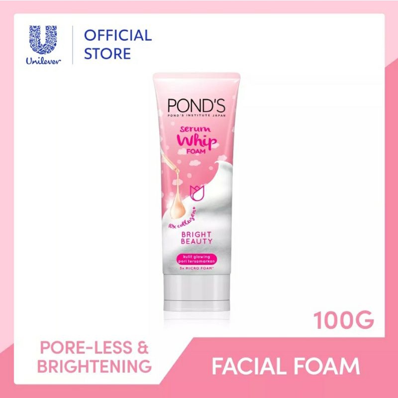 Kedua produk ini bisa dipakai secara rutin agar dapat menghilangkan jerawat di wajahmu. Pond S Bright Beauty Whip Foam 100g Ponds Whip Foam Mengandung 10x Collagen Shopee Indonesia