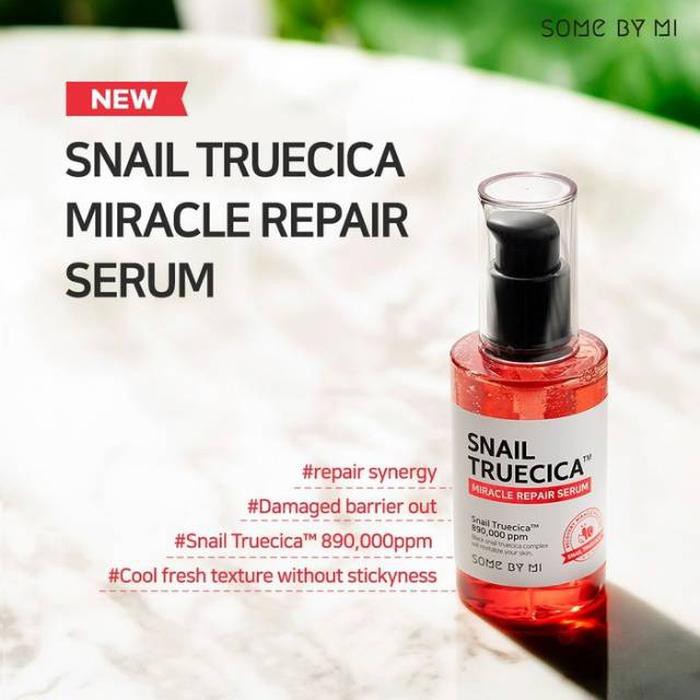 Serum wajah dapat membuat anda terlihat lebih kinclong dan segar. Awas Palsu Some By Mi Snail Truecica Miracle Repair Serum 50ml Fullsize Shopee Indonesia
