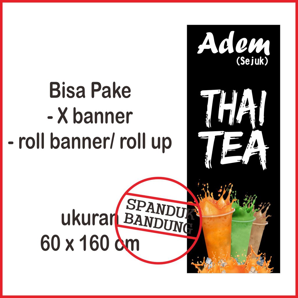 minuman boba kini memang banyak digemari oleh semua kalangan usia. Banner Thai Tea Spanduk Thai Tea Banner Costume Bikin Spanduk Thai Tea Shopee Indonesia