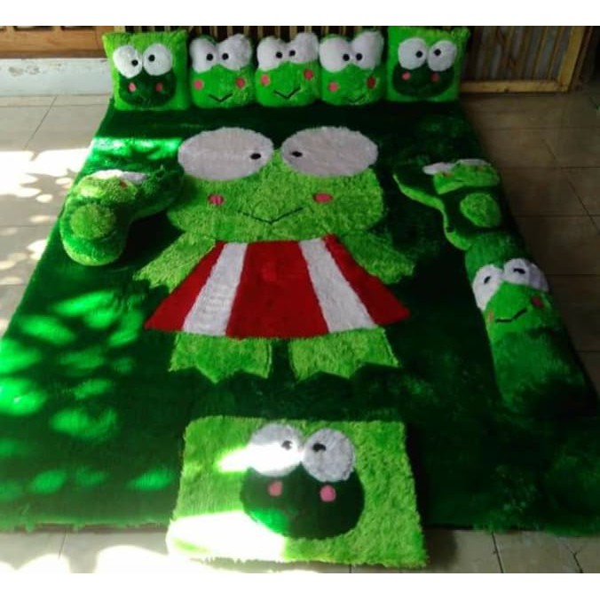 3.2k views · 3 years ago. Terlucu Karpet Rasfur Bulu Halus Dan Lembut Karakter Keroppi Shopee Indonesia