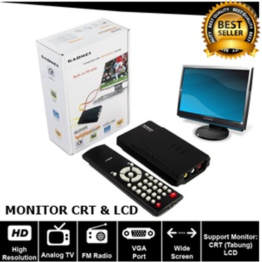 TV Tuner Gadmei 3810 For Monitor CRT LCD | Shopee Indonesia