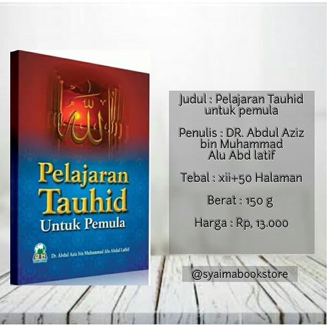 Buku ini adalah panduan tauhid untuk tingkat pemula dan lanjutan. Buku Pelajaran Tauhid Untuk Pemula Shopee Indonesia