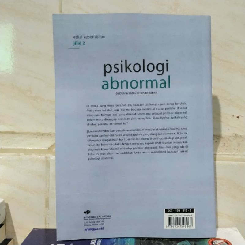 Paket Buku Psikologi Abnormal Edisi 9 Jilid 1 &amp; 2 By Jeffrey Nevid | Shopee  Indonesia