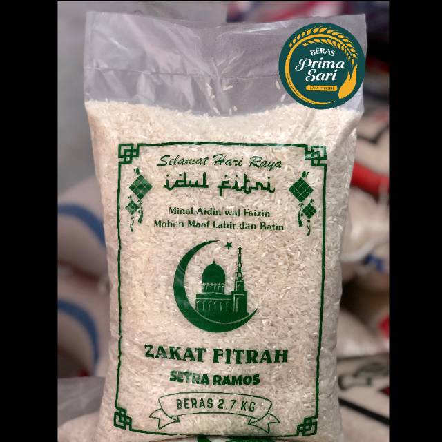 BERAS ZAKAT SETRA RAMOS 2.7 KG / 3.5 Liter | Shopee Indonesia