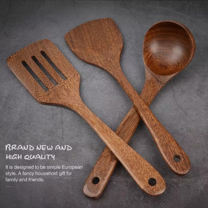 Provisions delivers a comprehensive range of functional and inspired kitchen utensils and accessories. Konco Peralatan Masak Set 3 1 Spatula Slotted Turner Soup Spoon Shopee Indonesia