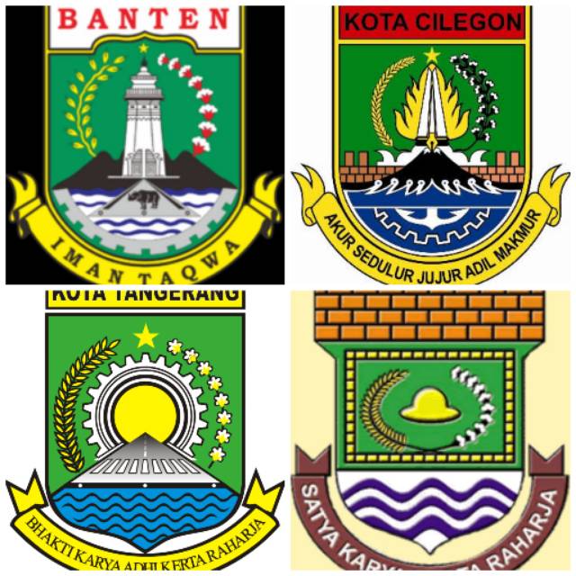 Badge Lambang Daerah Pemprov Banten, DKI Jakarta, Jawa Barat | Shopee  Indonesia