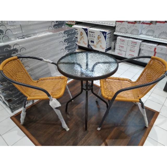 Kursi ayunan taman ace hardware. Rattan Table Set By Ace Hardware Kursi Rotan Murah Kursi Teras Ace Hardware Kursi Teras Informa Shopee Indonesia