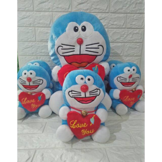Beli aneka produk bantal boneka terbaru . Foto Boneka Doraemon I Love You Doraemon