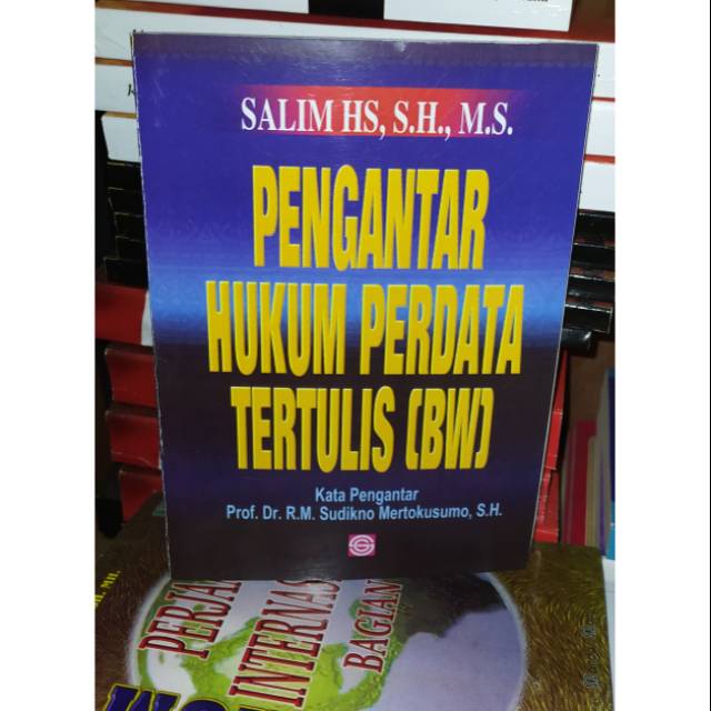 PENGANTAR HUKUM TERTULIS (BW) / SALIM | Shopee Indonesia