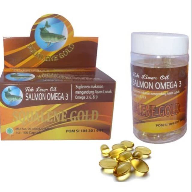 Manfaat minyak ikan untuk kecantikan ini bisa . Jual Squalene Gold Omega 3 Minyak Ikan Salmon Aa179 Jerawat Meningkatkan Kecerdasan Pikun Stroke Diabetes Indonesia Shopee Indonesia