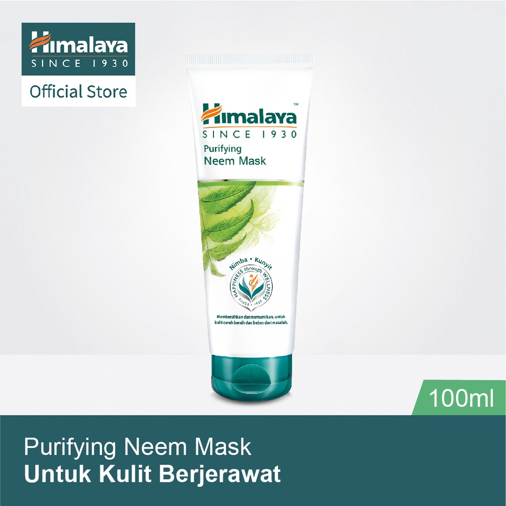 Diskon 15%, harga promo rp33.900, harga normal rp40.000. Jual Himalaya Purifying Neem Mask 100ml Indonesia Shopee Indonesia