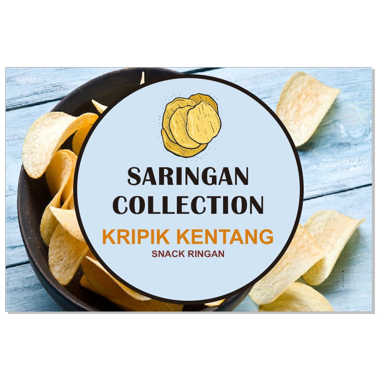 Magnet kulkas souvenir miniatur snack makanan minuman unik murah. Jual Cetak Stiker Kemasan Snack Makanan Ringan Free Design Indonesia Shopee Indonesia