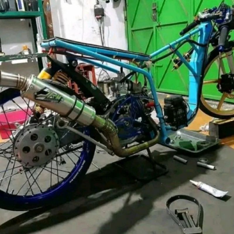 Modifikasi motor mio drag bike kumpulan gambar foto 100 gambar motor drag mio ninja jupiter. Jual Knalpot Jrm Drag Mio Sporty Beat N Max Scopy Aerox Vario Xride Lexi Fino Dll Shopee Indonesia
