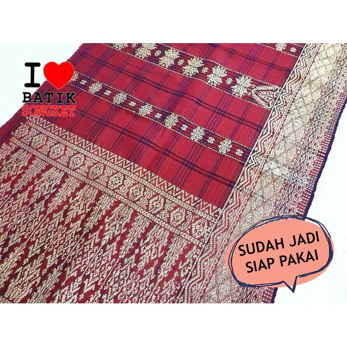 Jual songket pria rumpak kain sarung adat palembang laki-laki melayu tenun  Indonesia|Shopee Indonesia