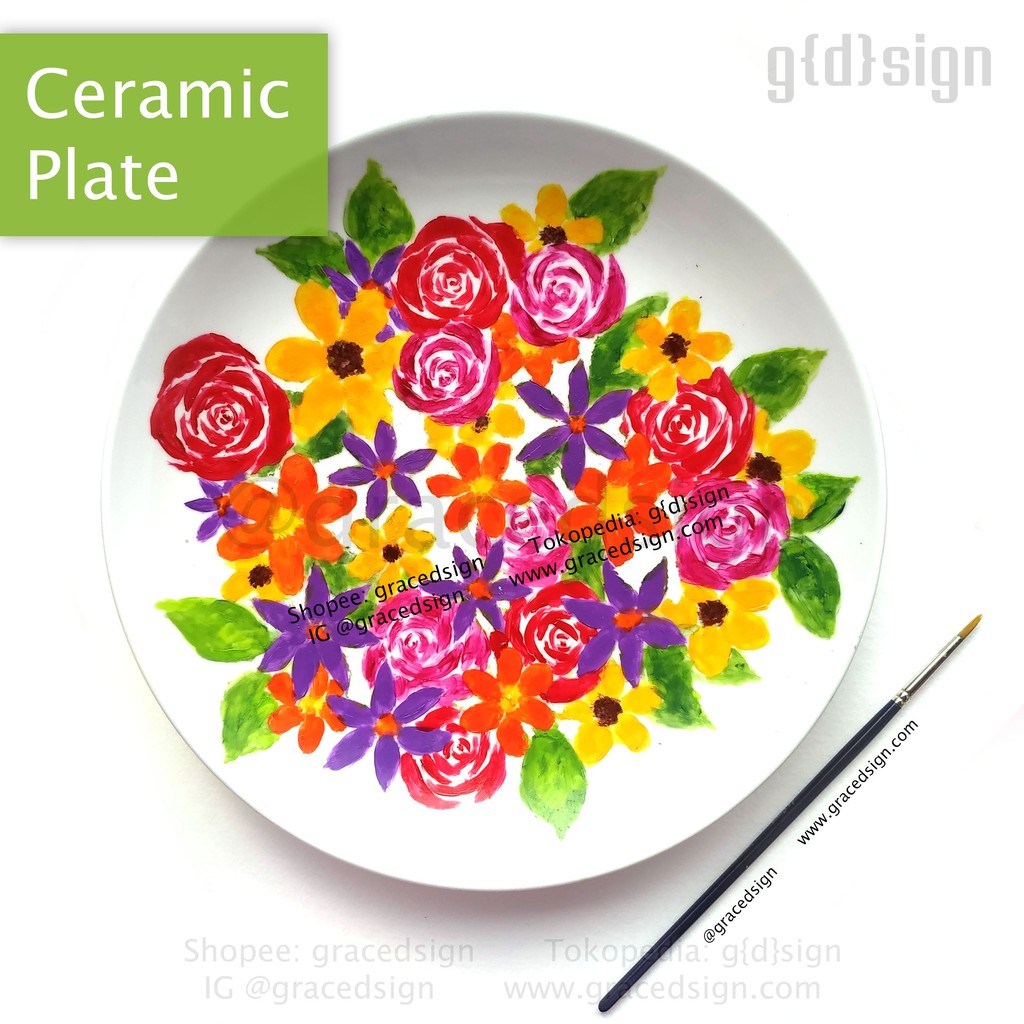 Jual Paket Painting Bundling Diy Kit Piring Keramik Ceramic Plate Lukis Cat Akrilik Indonesia|Shopee Indonesia 1024_X_1024_jpg