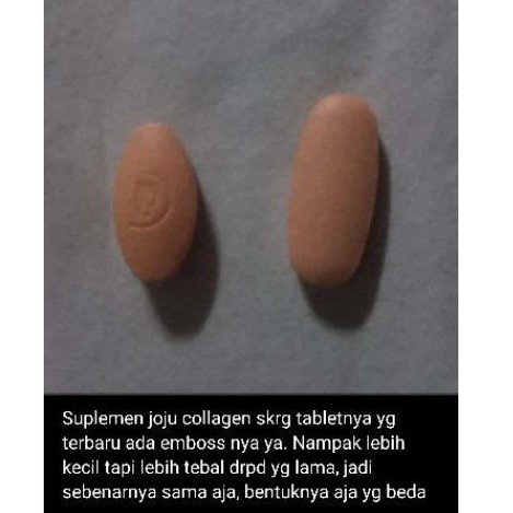Perbedaan joju collagen original/asli dan palsu. Ready New Joju Collagen Original Kemasan Baru 30 Tablet Shopee Indonesia