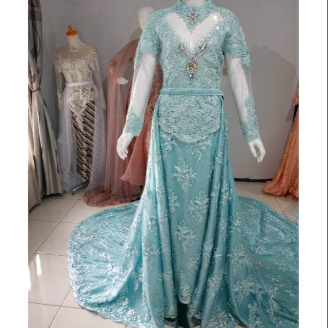 Contoh Baju Pengantin Warna Hijau Mint - Bridesmaid Hijau Mint