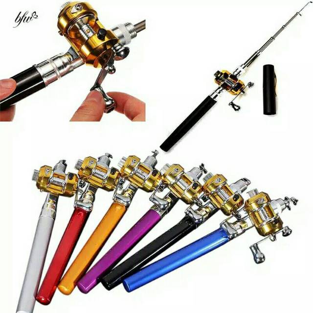 PANCINGAN PULPEN MINI FISHING ROAD JORAN PANCINGAN MINI PORTABLE | Shopee  Indonesia