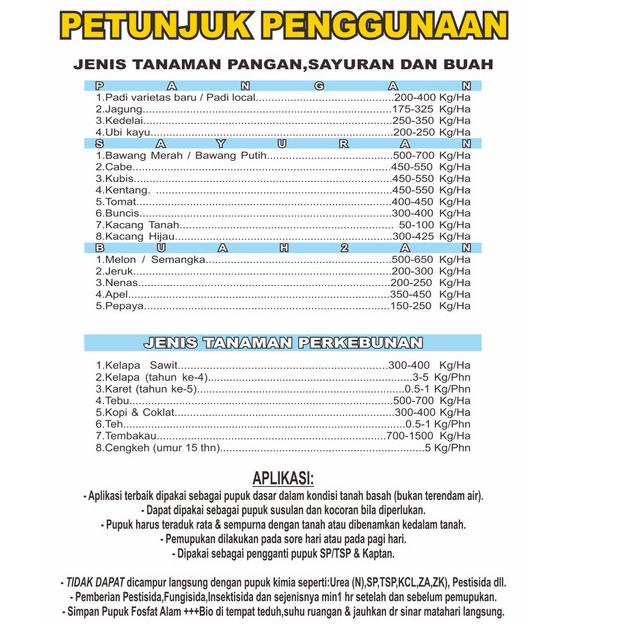 Beli nutrisi penting fosfat pupuk bio tersedia di alibaba.com. Harga Fosfat Alam Bio Terbaru Januari 2022 Biggo Indonesia