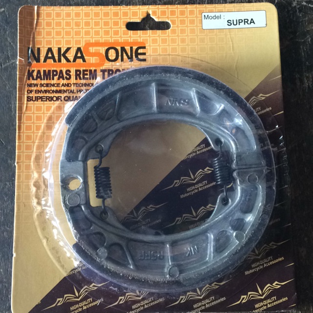 Namun, pada saar tuas rem ditekan, atau pedal rem diinjak lengan rem memutar cam pada sepatu . Kampas Rem Tromol Semua Jenis Motor Merk Nakasone Kgw Kie Hin Corazone Roben Shopee Indonesia