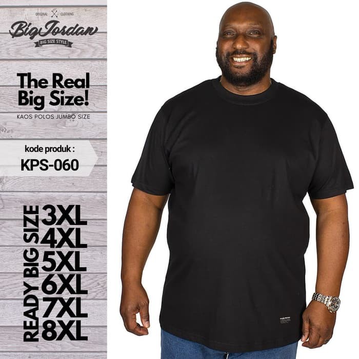 Baju kaos ukuran besar pria XXXXXL XXXXL XXXL jual kaos pria ukuran jumbo  Besar | Shopee Indonesia