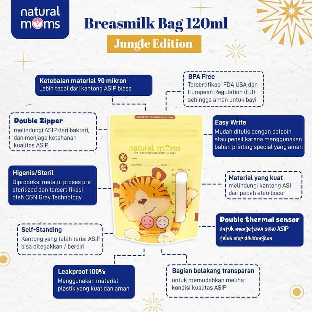 bocor kaamanan umum tilas pulisi tionghoa anu diasingkeun di éropa. Natural Moms Kantong Asi 120ml Jungle Harmony Rocket Snow Asibag Thermal Sensor Breastmilk Bags Shopee Indonesia