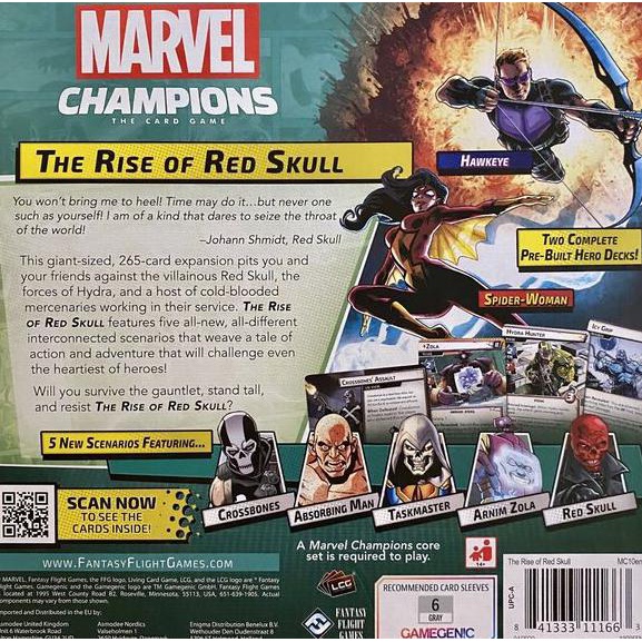 The card game invites players to embody iconic heroes from the marvel universe as they battle to stop infamous villains from enacting . Jual Murah Marvel Champions The Card Game The Rise Of Red Skull Expansion Hot Sale Indonesia Shopee Indonesia