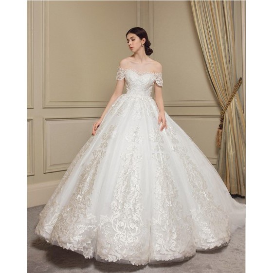 Baju gamis modifikasi ikat pinggang; Gaun Pengantin Model Off Shoulder Dengan Hiasan Renda Dan Bordir Warna Putih Untuk Pesta Pernikahan Shopee Indonesia