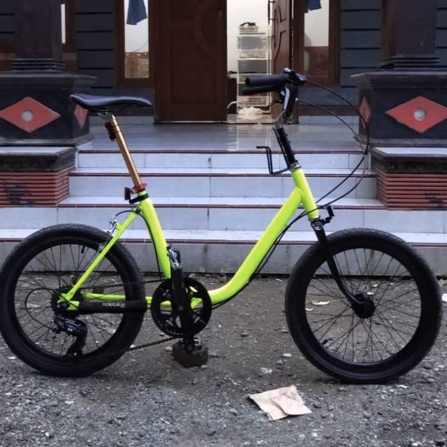 Gambar unik sepeda minion modif rangka . Jual Sepeda Minion Frame Phoenix Shopee Indonesia
