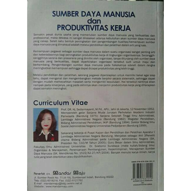 Rendahnya motivasi karyawan pada berbagai jenjang organisasi (kaum muda di negara maju merasa bahwa pekerjaan dalam lingkungan industri modern merendahkan. Jual Buku Buku Sumber Daya Manusia Dan Produktivitas Kerja Indonesia Shopee Indonesia