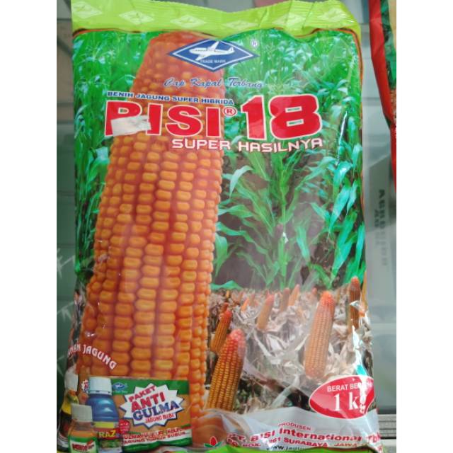Depu, anoman 1, bima 12q, uri 3, dan sukmaraga. Jual 1 Kg Benih Jagung Bisi 18 Bibit Tongkol Super Besar Indonesia Shopee Indonesia