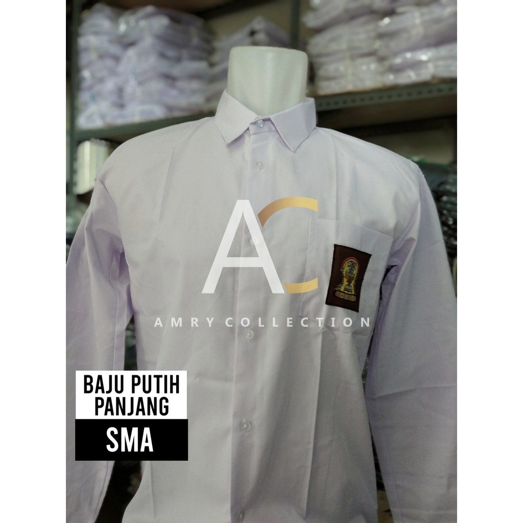 Jual Seragam sekolah Baju SMA panjang GS bahan oxford Indonesia|Shopee  Indonesia